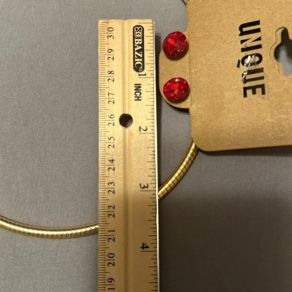 Unique Red Necklace Set NEW